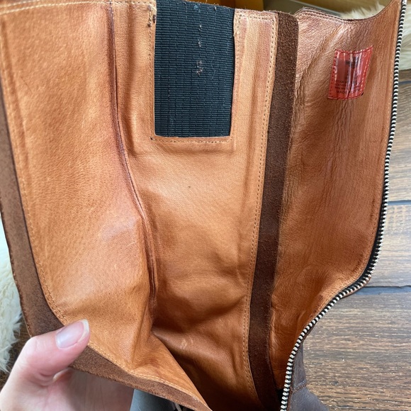 Harley-Davidson brown leather motorcycle boots - Picture 15 of 16